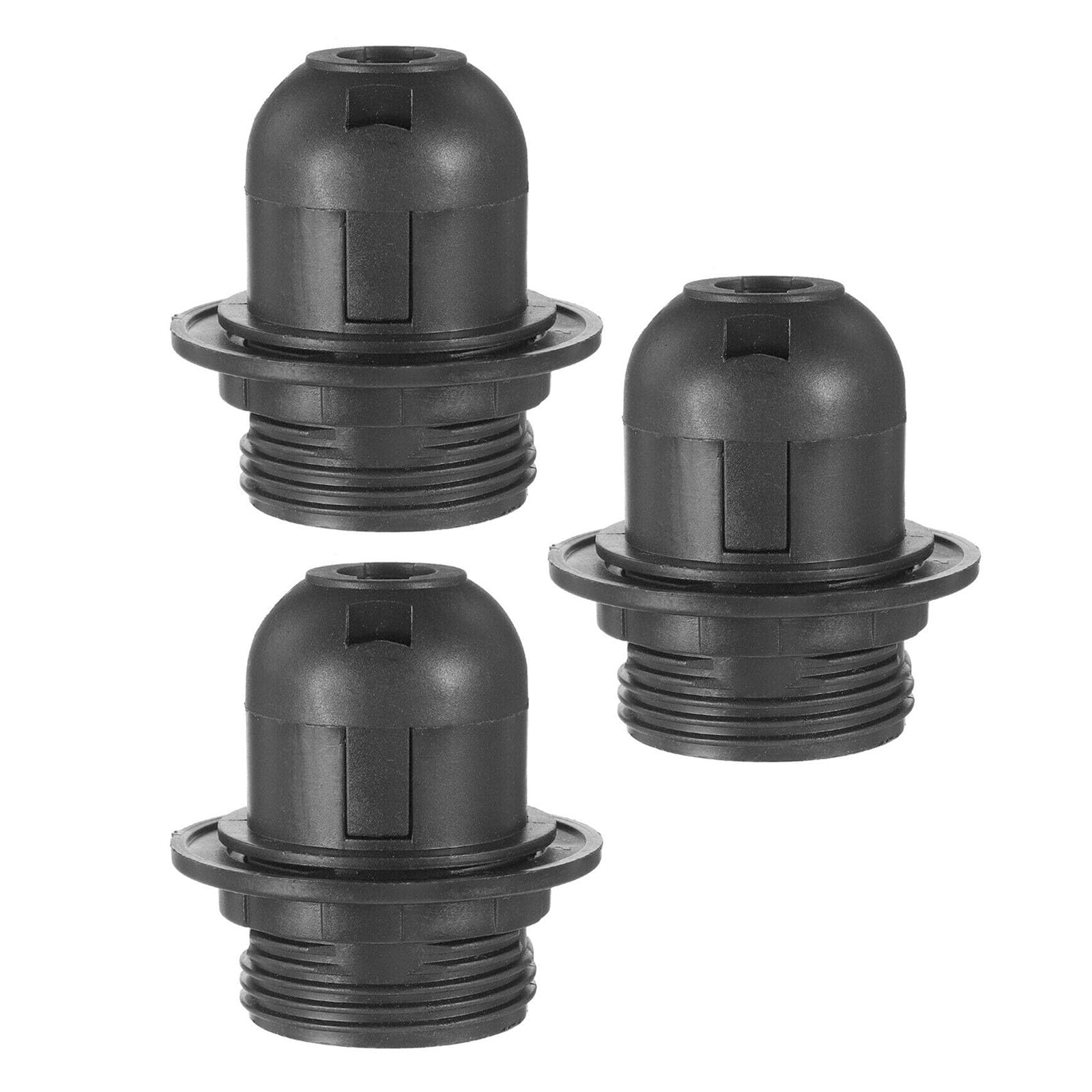 JNXQWE E26 E27 Light Socket,Plastic Threaded Medium Base Lamp